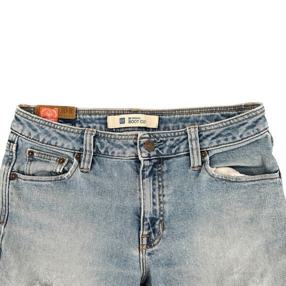 Vintage Gap "1969" Custom Upcycled Cut-Off Denim Jean Shorts Distressed 10 - Picture 3 of 6